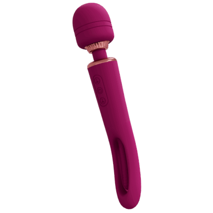 Kiku - Dubbelzijdige Wand met Innovatieve G-Spot Flapper Stimulator - Roze - Afbeelding 4