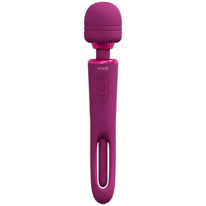 Kiku - Dubbelzijdige Wand met Innovatieve G-Spot Flapper Stimulator - Roze - Afbeelding 6
