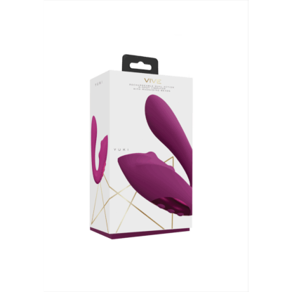 Yuki - Dual Motor G-Spot Vibrator met Masserende Parels - Roze - Afbeelding 2