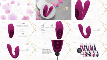Yuki - Dual Motor G-Spot Vibrator met Masserende Parels - Roze - Afbeelding 7