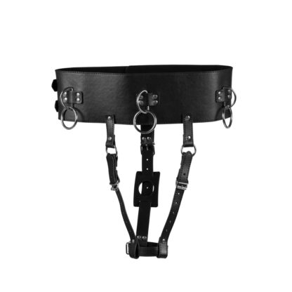 Riem met Vibrator Houder - Zwart - Afbeelding 5