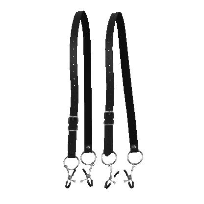 Labia Spreader met Klemmen - Zwart - Afbeelding 4