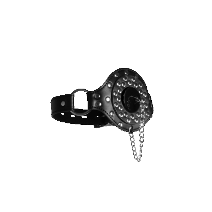 Open Mouth Gag met Plug Stopper - Zwart - Afbeelding 4
