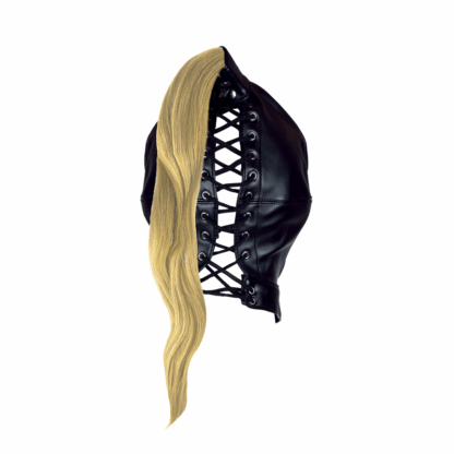 Mask met Blonde Ponytail - Zwart - Afbeelding 6