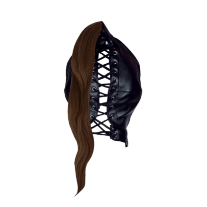 Masker met Bruine Paardenstaart - Zwart - Afbeelding 6