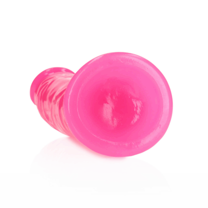 Slim Realistic Dildo met Zuignap - Glow in the Dark - 6'' / 15,5 cm - Afbeelding 5