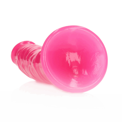 Slim Realistisch Dildo met Zuignap - Glow in the Dark - 7'' / 18 cm - Afbeelding 5