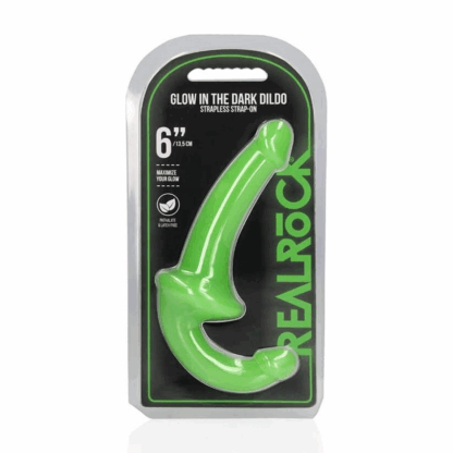 Strapless Strap-On - Glow in the Dark - 6'' / 13,5 cm - Afbeelding 2