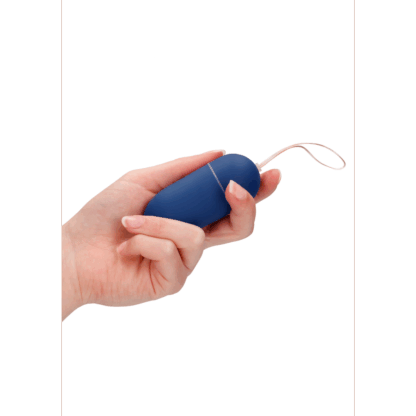 Vibrerende Ei met 10 Snelheden en Afstandsbediening - L - Blauw - Afbeelding 7