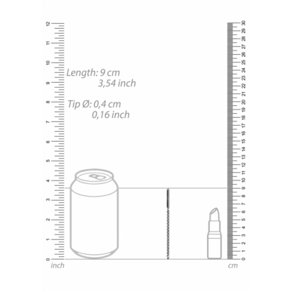 Metaal Beginners Penis Plug - 0.2 / 4 mm - Afbeelding 3