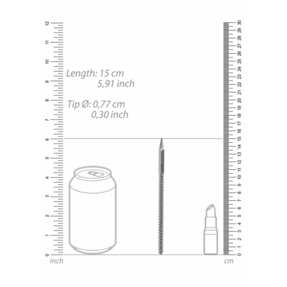 Roestvrijstalen Geribbelde Dilator - 0,3 / 8 mm - Afbeelding 3
