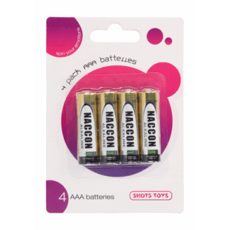 AAA Batteries - Alkaline - 4 Pack
