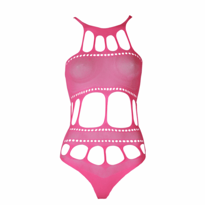 Body met Griekse Halslijn - One Size - Neon Roze - Afbeelding 6