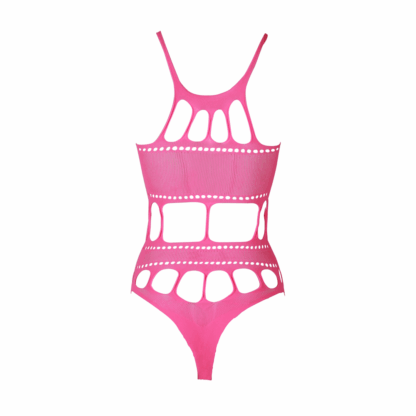 Body met Griekse Halslijn - One Size - Neon Roze - Afbeelding 7