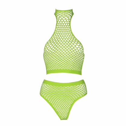 Turtle Neck en High Waist Slip - One Size - Neon Groen - Afbeelding 6