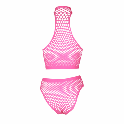 Turtle Neck en High Waist Slip - One Size - Neon Roze - Afbeelding 7