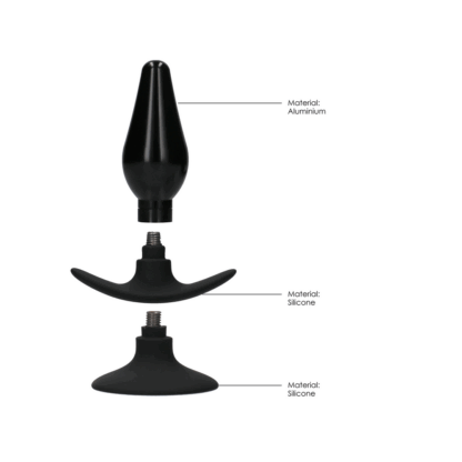 Interchangeable Butt Plug Set - Rounded - Large - Afbeelding 7