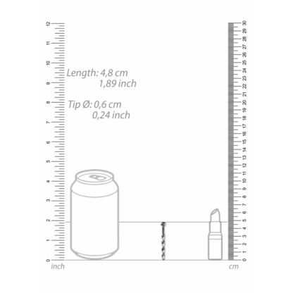 Ribbed Hollow Penis Plug - 0.2 / 6 mm - Afbeelding 3