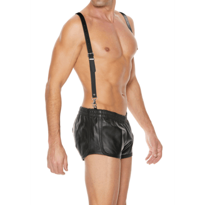Split Leather Suspenders for Men - Afbeelding 3