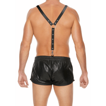 Split Leather Suspenders for Men - Afbeelding 4