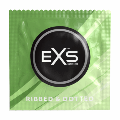 EXS Ribbed Dotted en Flared - Condoms - 3 Stuks - Afbeelding 2