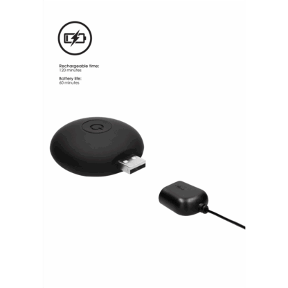 Silicone Oplaadbare Vibrerende Plug met Afstandsbediening - Afbeelding 4
