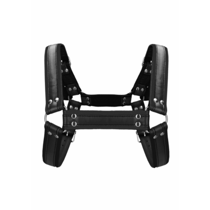 Leren Bulldog Harnas met Gespen - L/XL - Afbeelding 4