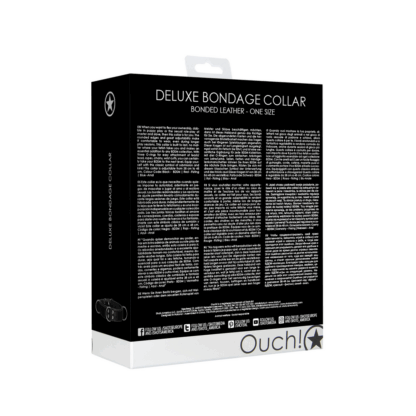 Deluxe Bondage Collar - One Size - Afbeelding 3