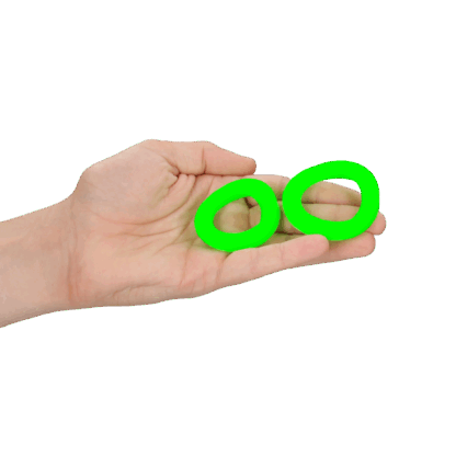 Cockring Set - Glow in the Dark - 2 Stuks - Afbeelding 6