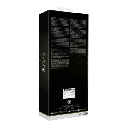 Dijbanden met riem en handboeien - Glow in the Dark - L/XL - Afbeelding 3