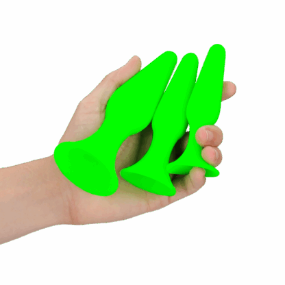Butt Plug Set - Glow in the Dark - Afbeelding 6