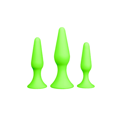 Butt Plug Set - Glow in the Dark - Afbeelding 7