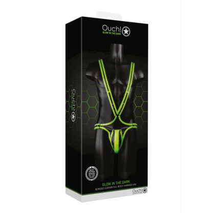 Lichaamsbedekkende Harnas - Glow in the Dark - S/M - Afbeelding 2