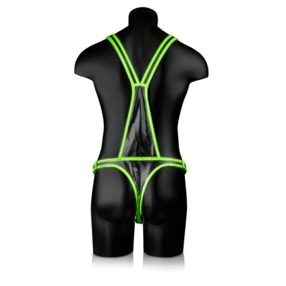 Lichaamsbedekkende Harnas - Glow in the Dark - S/M - Afbeelding 6