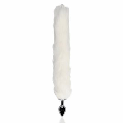 Lichtgevende vossenstaart met metalen buttplug - Afbeelding 6