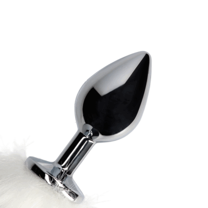 Vossenstaart met metalen buttplug - Afbeelding 7