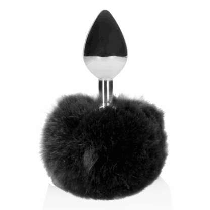 Konijnenstaart met metalen buttplug - Afbeelding 6