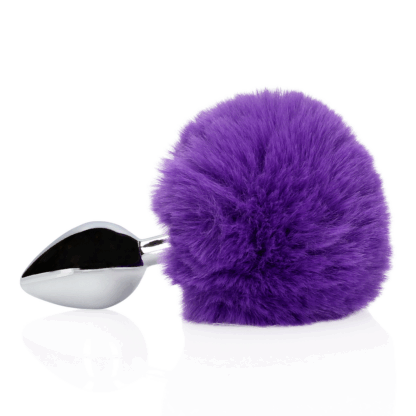 Konijnenstaart met metalen buttplug - Afbeelding 5