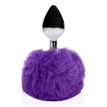 Konijnenstaart met metalen buttplug - Afbeelding 6