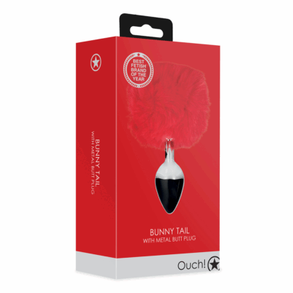 Konijnenstaart met metalen buttplug - Afbeelding 2