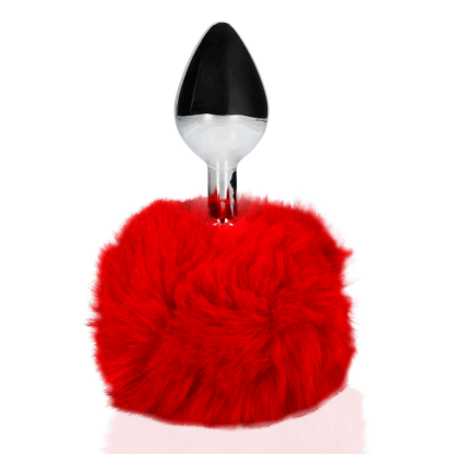 Konijnenstaart met metalen buttplug - Afbeelding 6