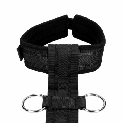 Beperkingsharnas met Halsband en Handboeien - Zwart - Afbeelding 7