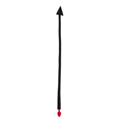 Siliconen Anale Plug Duivelsstaart - Zwart/Rood - Afbeelding 2