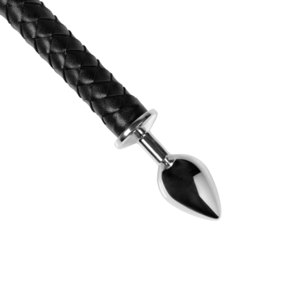 Metaal Anal Plug Devil's Tail - Zwart - Afbeelding 5