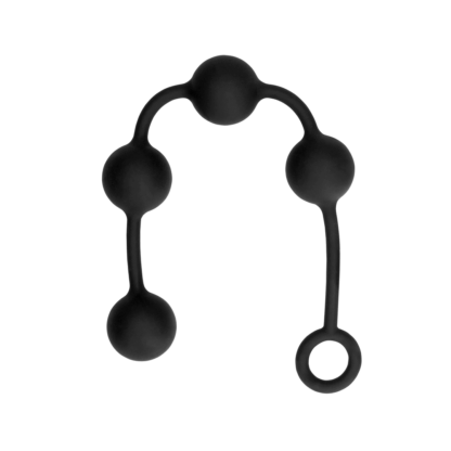 Silicone Anale Ballen - Medium - Zwart - Afbeelding 4
