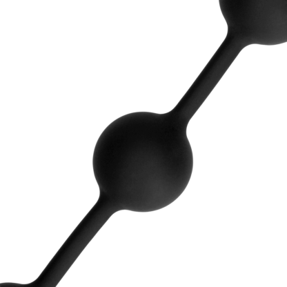 Silicone Anale Ballen - Medium - Zwart - Afbeelding 7