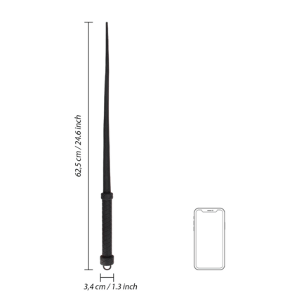 Silicone Staartzweep - Zwart - Afbeelding 6