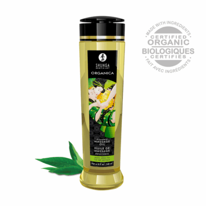 Organica Massage Olie - Groene thee - 8 fl oz / 240 ml - Afbeelding 4