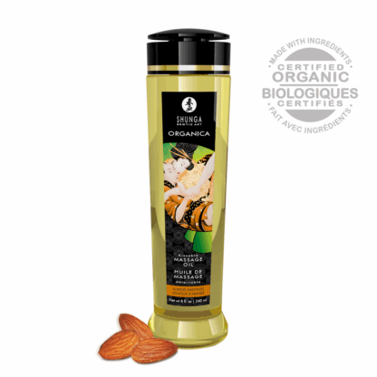 Organica Massage Olie - Amandel Zoetheid - 8 fl oz / 240 ml - Afbeelding 4