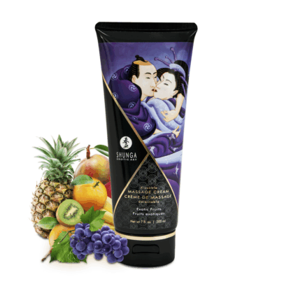 Kusbare Massagecrème - Exotische Vruchten - 7 floz / 200 ml - Afbeelding 3